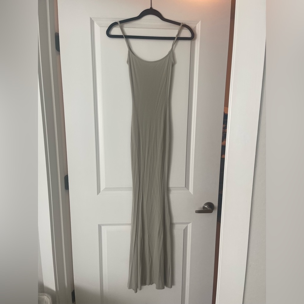 Skims Soft Lounge Long Slip Dress